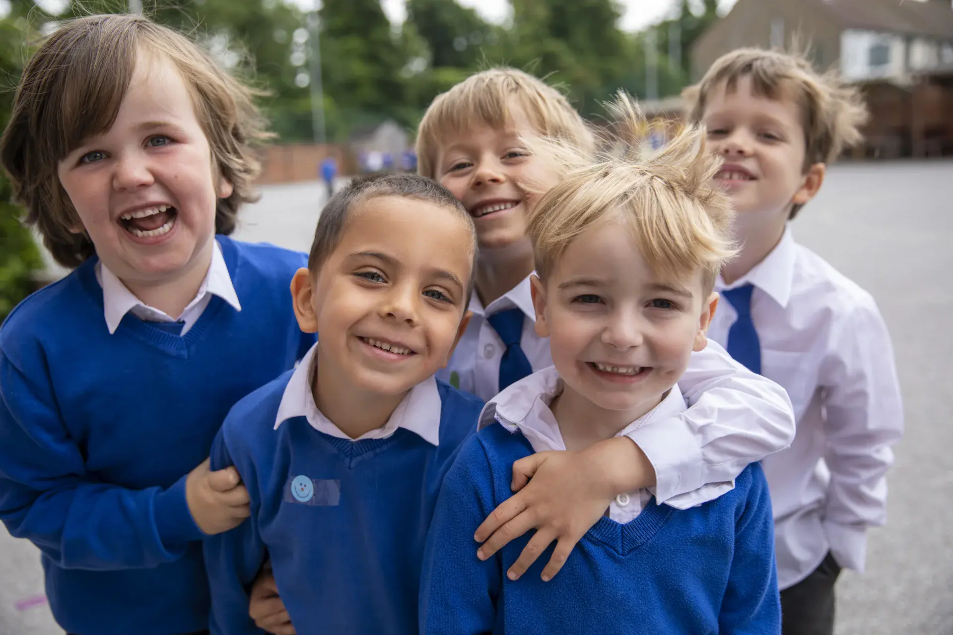 Pupils learning teamwork through sport for school video production